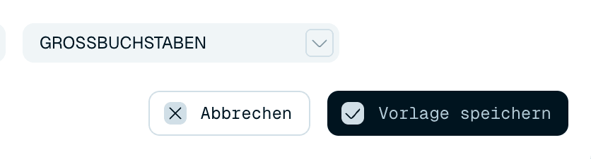 Deine Änderungen speichern