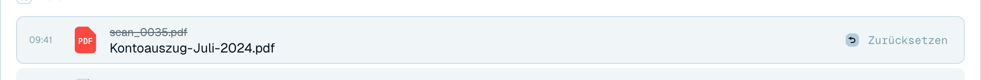 Korrigieren, was dir nicht gefällt