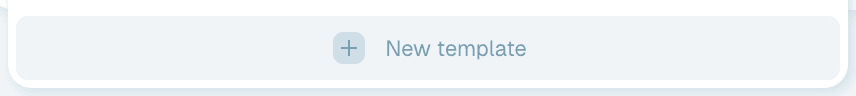 Opening the template editor
