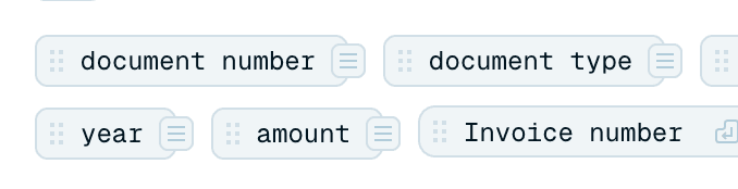 Creating name parts