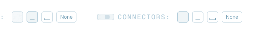 Separators and connectors