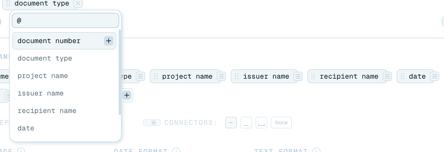 Using name parts in folder levels