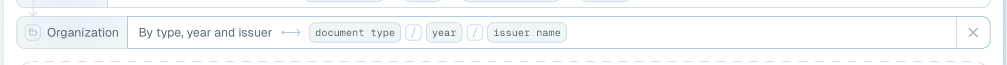 Using an organization in Quick Rename