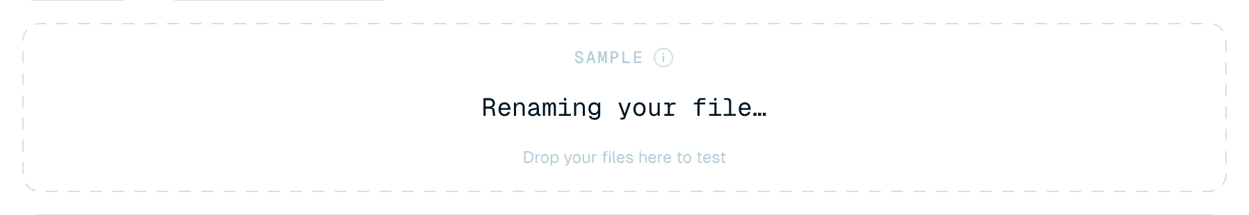 Test on a real file