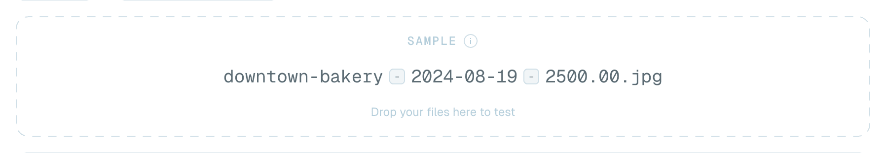 Test on a real file