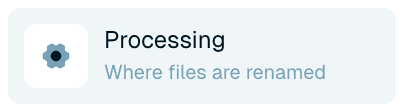 Opening Processing