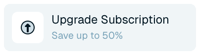 Upgrade Subscription
