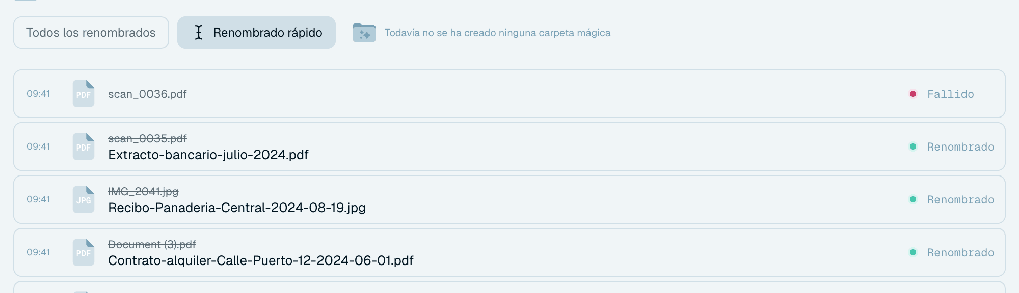 Vistas por origen