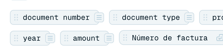 Crear variables