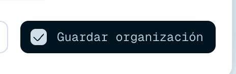 Configuración de la organización