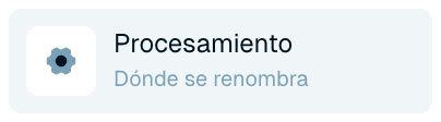 Abrir Procesamiento