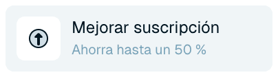Mejorar suscripción
