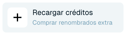 Recargar créditos