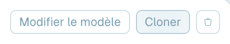 Cloner un modèle