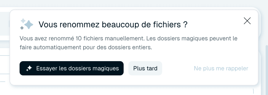 Étape 1 - Choisir le dossier source