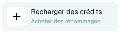 Recharger des crédits