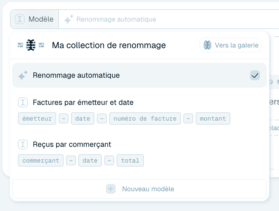 La ligne Modèle