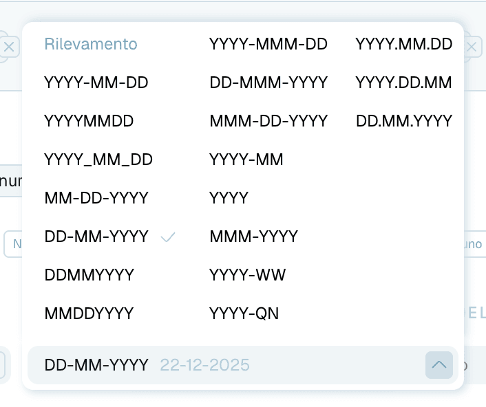 Formato data