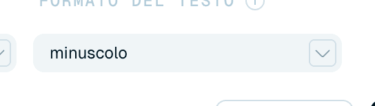Impostazioni di formattazione
