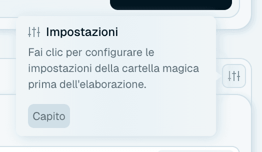 Passo 5 - Rivedi le impostazioni