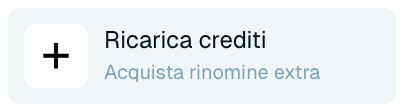 Ricarica crediti