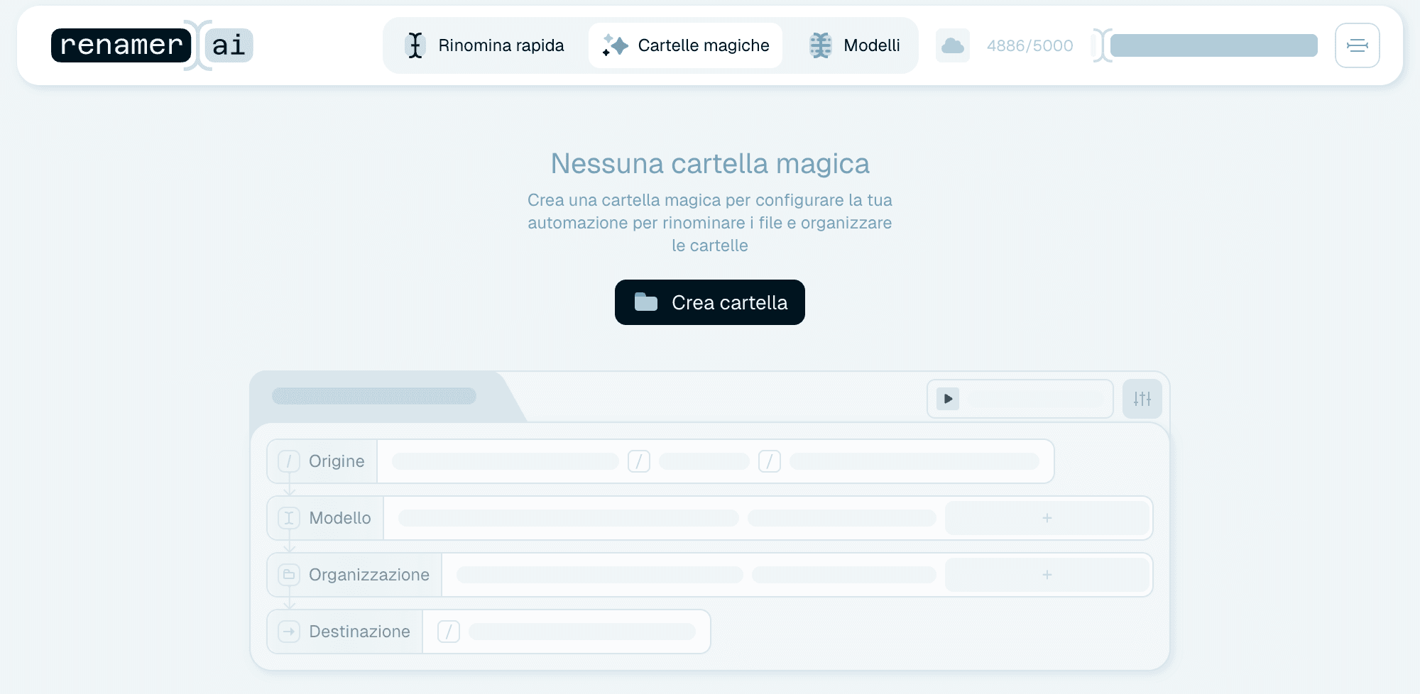 Cartelle magiche - l'automazione