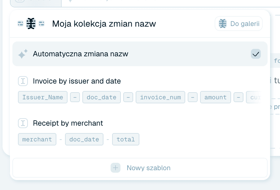 W Szybkiej zmianie nazwy