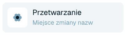 Otwieranie Przetwarzania