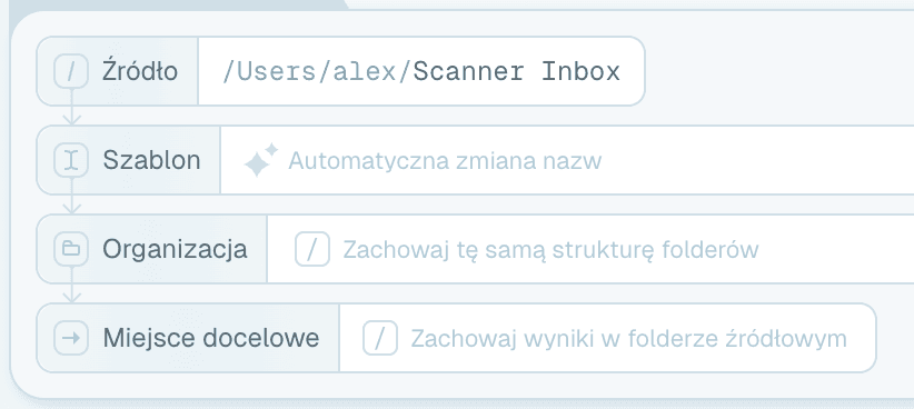 Krok 1 - Wybierz folder źródłowy