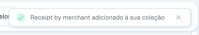 Para a coleção