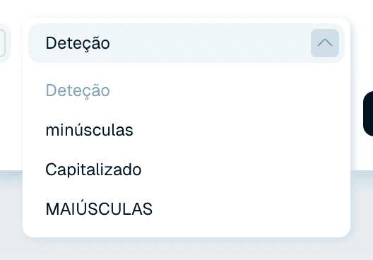 Formato do texto