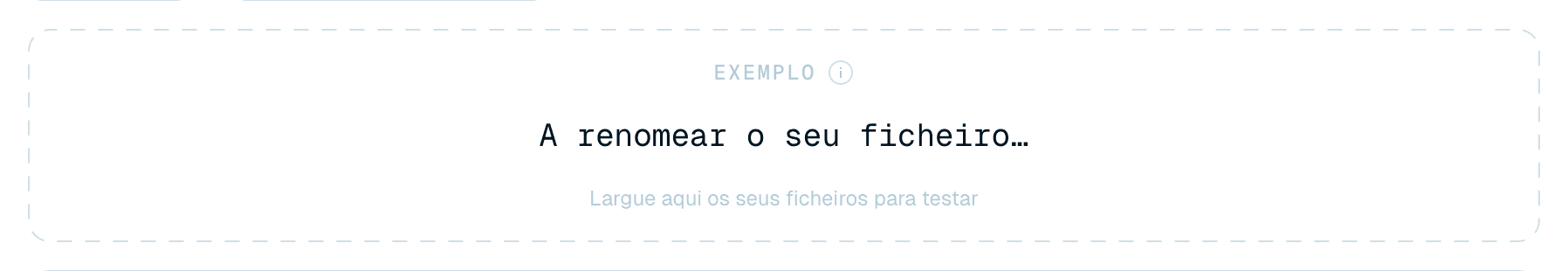 Testar com um ficheiro real