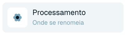 Abrir o Processamento