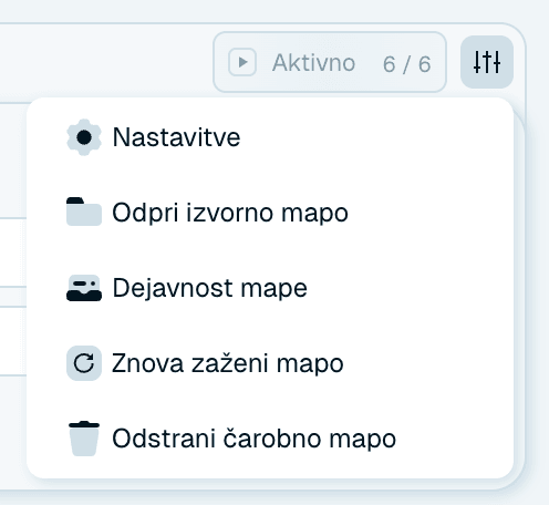 Meni dejanj