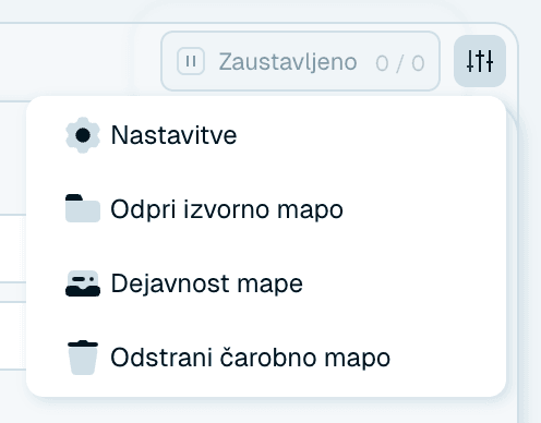 5. korak - Preglejte nastavitve