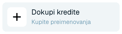 Dokupi kredite