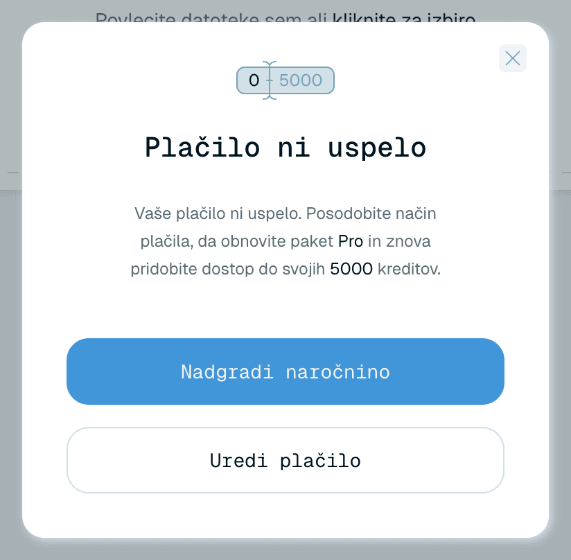 Težave s plačili