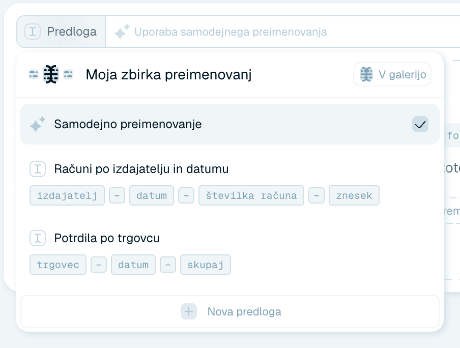 Vrstica Predloga